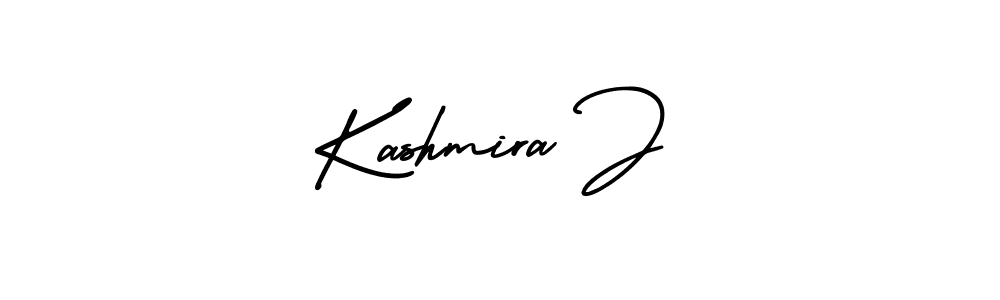 Design your own signature with our free online signature maker. With this signature software, you can create a handwritten (AmerikaSignatureDemo-Regular) signature for name Kashmira J. Kashmira J signature style 3 images and pictures png