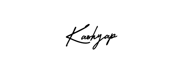 How to make Kashyap  name signature. Use AmerikaSignatureDemo-Regular style for creating short signs online. This is the latest handwritten sign. Kashyap  signature style 3 images and pictures png