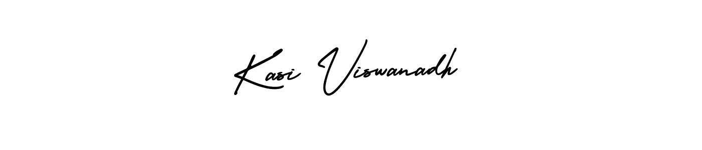 Use a signature maker to create a handwritten signature online. With this signature software, you can design (AmerikaSignatureDemo-Regular) your own signature for name Kasi Viswanadh. Kasi Viswanadh signature style 3 images and pictures png