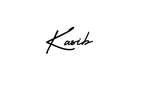 Make a beautiful signature design for name Kasib. With this signature (AmerikaSignatureDemo-Regular) style, you can create a handwritten signature for free. Kasib signature style 3 images and pictures png