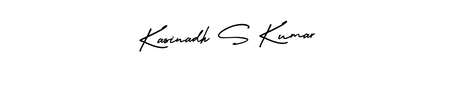 Make a beautiful signature design for name Kasinadh S Kumar. With this signature (AmerikaSignatureDemo-Regular) style, you can create a handwritten signature for free. Kasinadh S Kumar signature style 3 images and pictures png