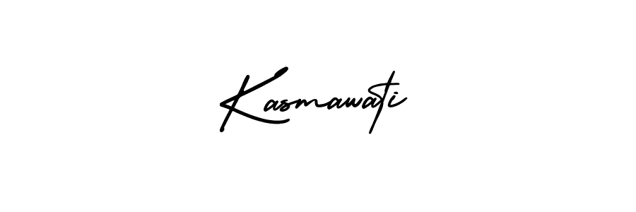 Make a beautiful signature design for name Kasmawati. With this signature (AmerikaSignatureDemo-Regular) style, you can create a handwritten signature for free. Kasmawati signature style 3 images and pictures png
