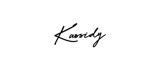 How to make Kassidy signature? AmerikaSignatureDemo-Regular is a professional autograph style. Create handwritten signature for Kassidy name. Kassidy signature style 3 images and pictures png