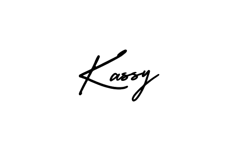 Make a beautiful signature design for name Kassy. With this signature (AmerikaSignatureDemo-Regular) style, you can create a handwritten signature for free. Kassy signature style 3 images and pictures png