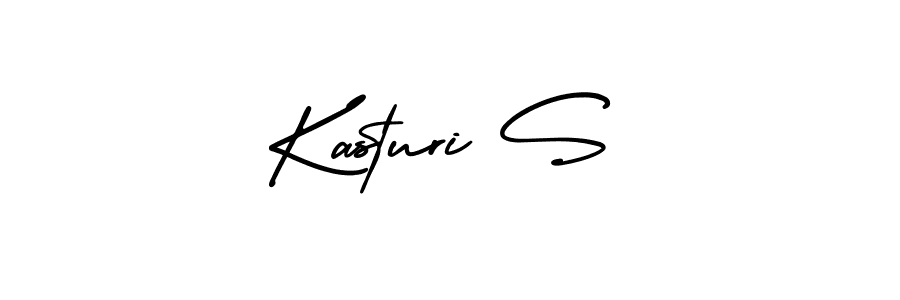 Kasturi S stylish signature style. Best Handwritten Sign (AmerikaSignatureDemo-Regular) for my name. Handwritten Signature Collection Ideas for my name Kasturi S. Kasturi S signature style 3 images and pictures png