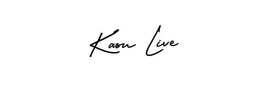 Make a beautiful signature design for name Kasu Live. Use this online signature maker to create a handwritten signature for free. Kasu Live signature style 3 images and pictures png