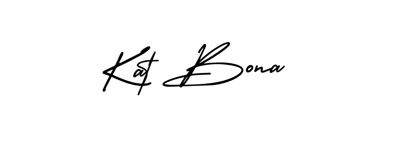 Also You can easily find your signature by using the search form. We will create Kat Bona name handwritten signature images for you free of cost using AmerikaSignatureDemo-Regular sign style. Kat Bona signature style 3 images and pictures png