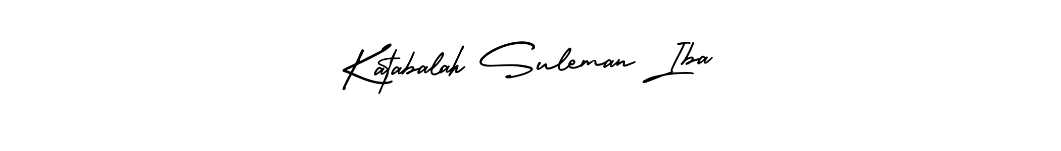 See photos of Katabalah Suleman Iba official signature by Spectra . Check more albums & portfolios. Read reviews & check more about AmerikaSignatureDemo-Regular font. Katabalah Suleman Iba signature style 3 images and pictures png