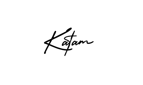 Also we have Katam name is the best signature style. Create professional handwritten signature collection using AmerikaSignatureDemo-Regular autograph style. Katam signature style 3 images and pictures png