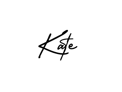 How to make Kate name signature. Use AmerikaSignatureDemo-Regular style for creating short signs online. This is the latest handwritten sign. Kate signature style 3 images and pictures png