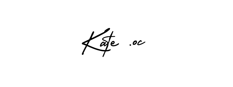 It looks lik you need a new signature style for name Kate .oc. Design unique handwritten (AmerikaSignatureDemo-Regular) signature with our free signature maker in just a few clicks. Kate .oc signature style 3 images and pictures png