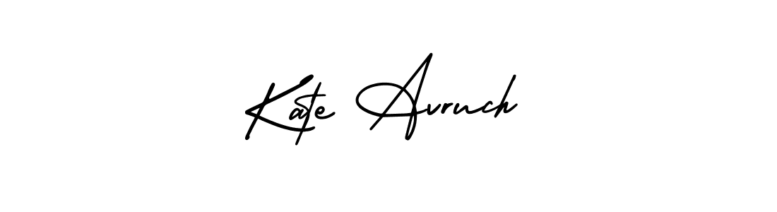 Make a beautiful signature design for name Kate Avruch. With this signature (AmerikaSignatureDemo-Regular) style, you can create a handwritten signature for free. Kate Avruch signature style 3 images and pictures png