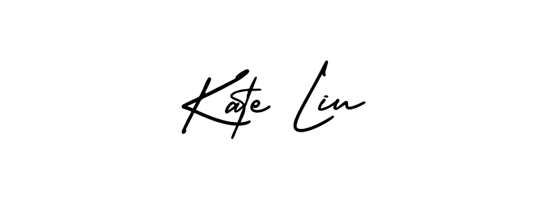 It looks lik you need a new signature style for name Kate Liu. Design unique handwritten (AmerikaSignatureDemo-Regular) signature with our free signature maker in just a few clicks. Kate Liu signature style 3 images and pictures png