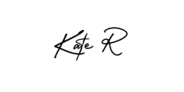 Make a beautiful signature design for name Kate R. Use this online signature maker to create a handwritten signature for free. Kate R signature style 3 images and pictures png