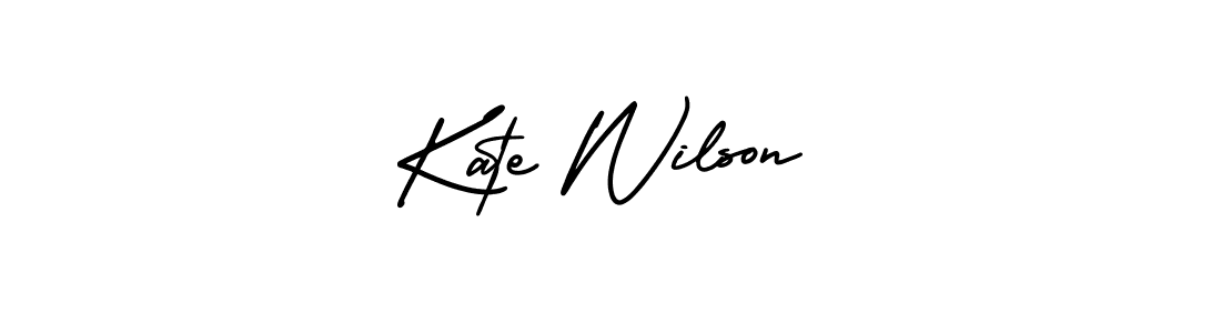 Design your own signature with our free online signature maker. With this signature software, you can create a handwritten (AmerikaSignatureDemo-Regular) signature for name Kate Wilson. Kate Wilson signature style 3 images and pictures png