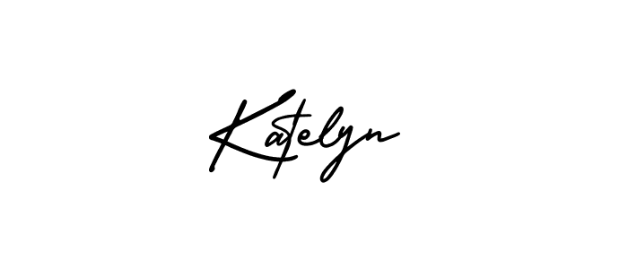 You should practise on your own different ways (AmerikaSignatureDemo-Regular) to write your name (Katelyn) in signature. don't let someone else do it for you. Katelyn signature style 3 images and pictures png