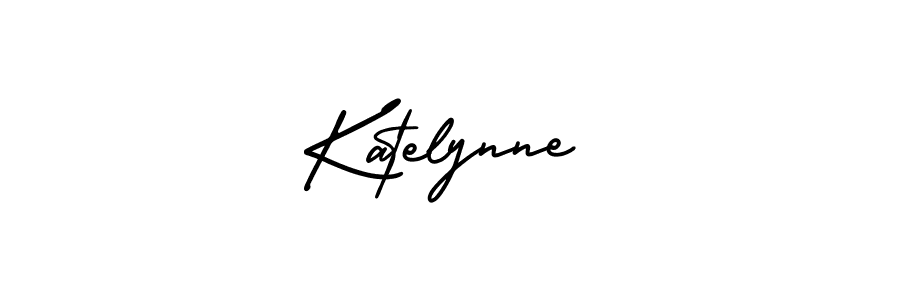 Use a signature maker to create a handwritten signature online. With this signature software, you can design (AmerikaSignatureDemo-Regular) your own signature for name Katelynne. Katelynne signature style 3 images and pictures png