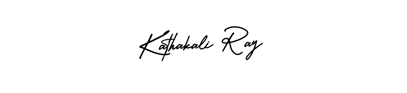 The best way (AmerikaSignatureDemo-Regular) to make a short signature is to pick only two or three words in your name. The name Kathakali Ray include a total of six letters. For converting this name. Kathakali Ray signature style 3 images and pictures png