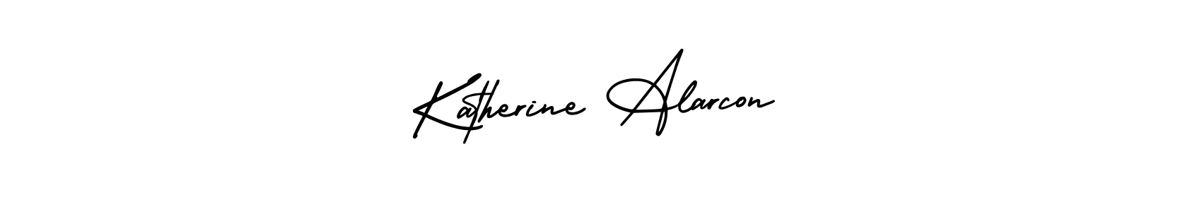 Make a beautiful signature design for name Katherine Alarcon. With this signature (AmerikaSignatureDemo-Regular) style, you can create a handwritten signature for free. Katherine Alarcon signature style 3 images and pictures png