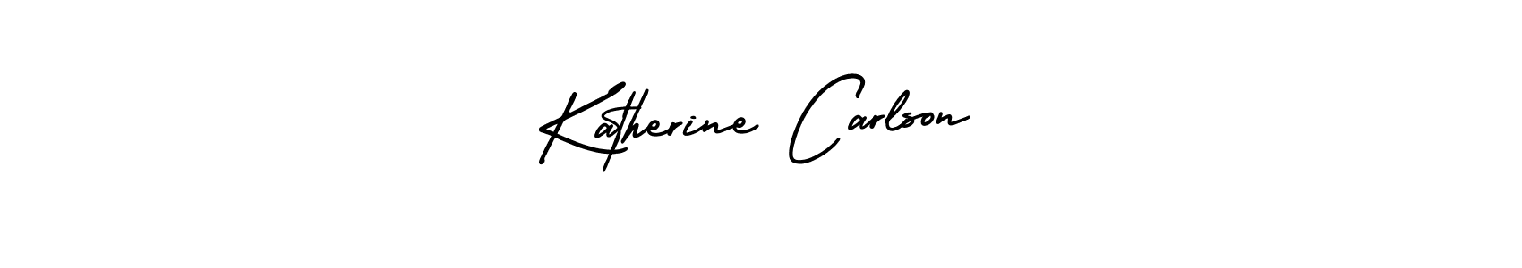 Make a beautiful signature design for name Katherine Carlson. With this signature (AmerikaSignatureDemo-Regular) style, you can create a handwritten signature for free. Katherine Carlson signature style 3 images and pictures png