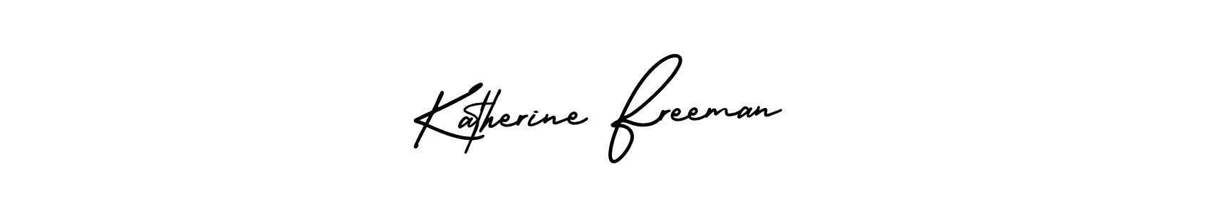 Make a beautiful signature design for name Katherine Freeman. With this signature (AmerikaSignatureDemo-Regular) style, you can create a handwritten signature for free. Katherine Freeman signature style 3 images and pictures png