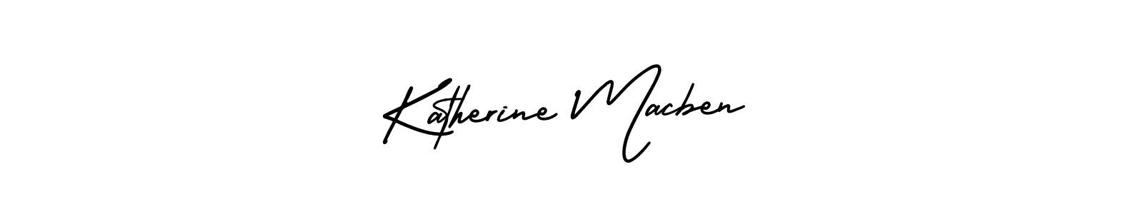 Best and Professional Signature Style for Katherine Macben. AmerikaSignatureDemo-Regular Best Signature Style Collection. Katherine Macben signature style 3 images and pictures png