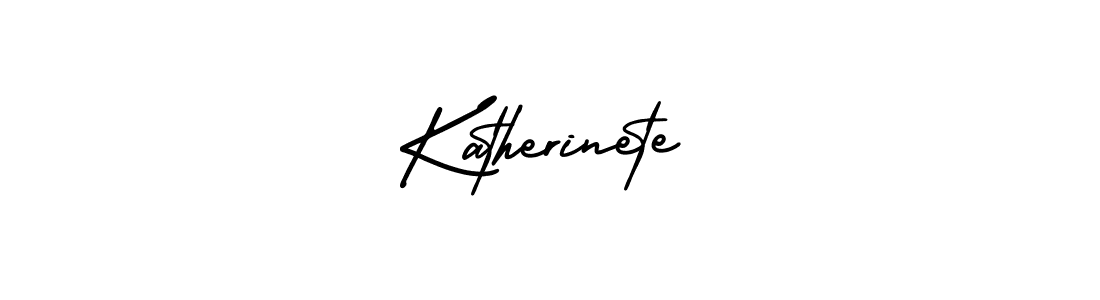 You should practise on your own different ways (AmerikaSignatureDemo-Regular) to write your name (Katherinete) in signature. don't let someone else do it for you. Katherinete signature style 3 images and pictures png