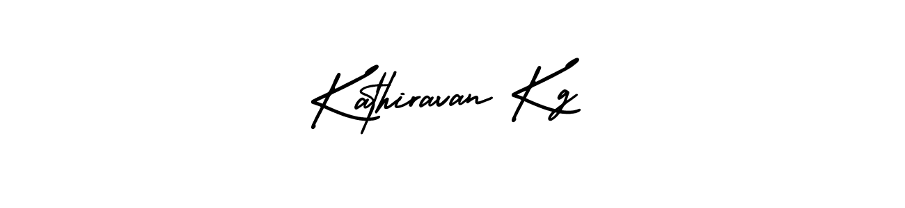 Create a beautiful signature design for name Kathiravan Kg. With this signature (AmerikaSignatureDemo-Regular) fonts, you can make a handwritten signature for free. Kathiravan Kg signature style 3 images and pictures png