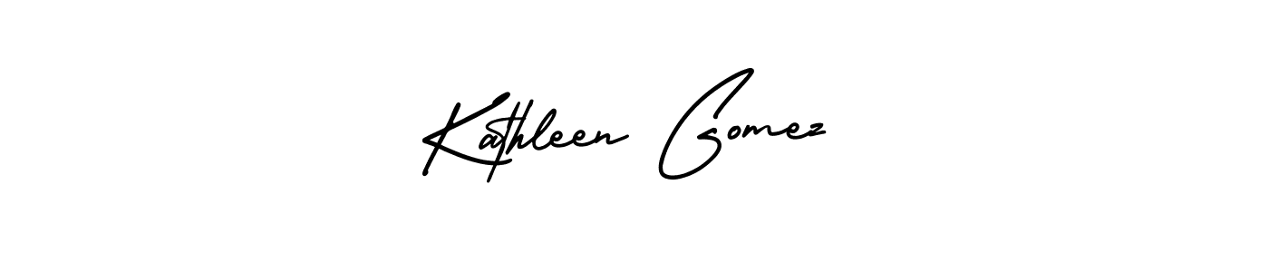 AmerikaSignatureDemo-Regular is a professional signature style that is perfect for those who want to add a touch of class to their signature. It is also a great choice for those who want to make their signature more unique. Get Kathleen Gomez name to fancy signature for free. Kathleen Gomez signature style 3 images and pictures png