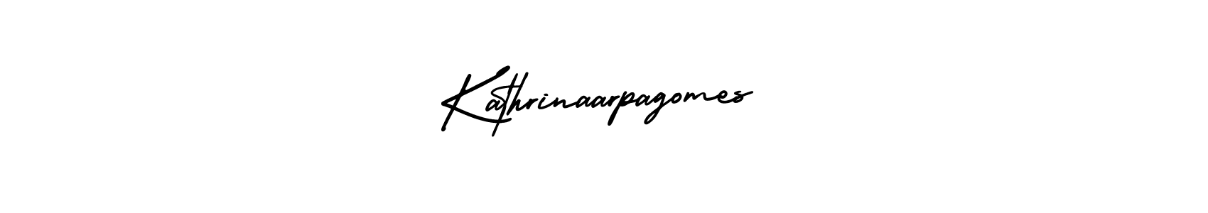 Use a signature maker to create a handwritten signature online. With this signature software, you can design (AmerikaSignatureDemo-Regular) your own signature for name Kathrinaarpagomes. Kathrinaarpagomes signature style 3 images and pictures png