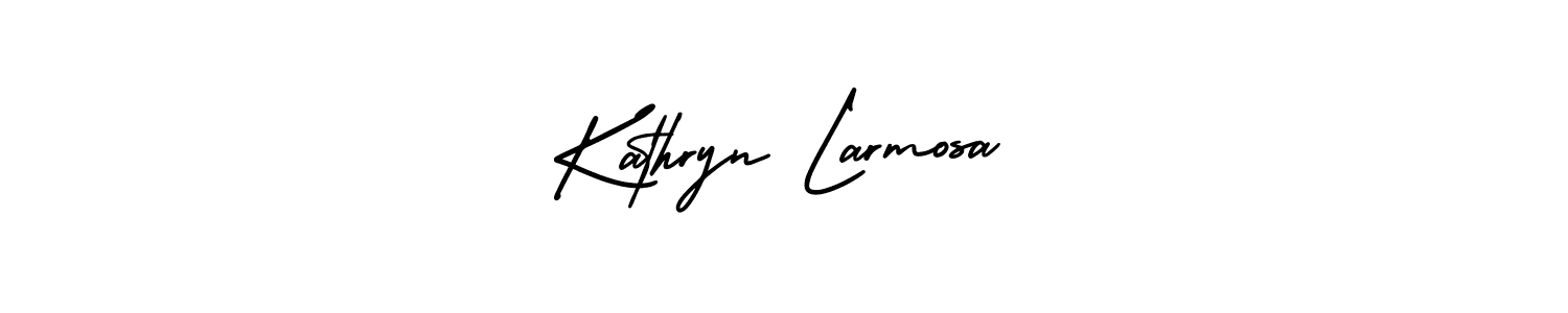 Also You can easily find your signature by using the search form. We will create Kathryn Larmosa name handwritten signature images for you free of cost using AmerikaSignatureDemo-Regular sign style. Kathryn Larmosa signature style 3 images and pictures png