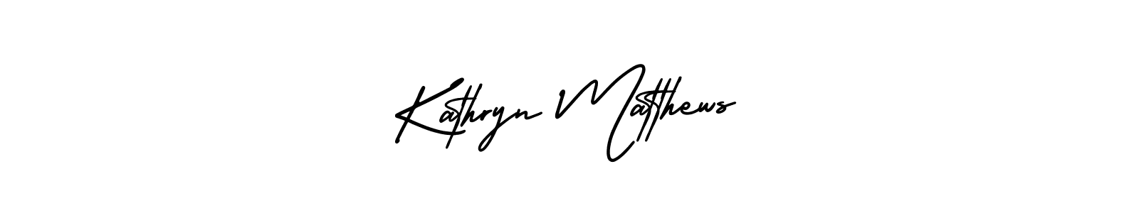 Also You can easily find your signature by using the search form. We will create Kathryn Matthews name handwritten signature images for you free of cost using AmerikaSignatureDemo-Regular sign style. Kathryn Matthews signature style 3 images and pictures png