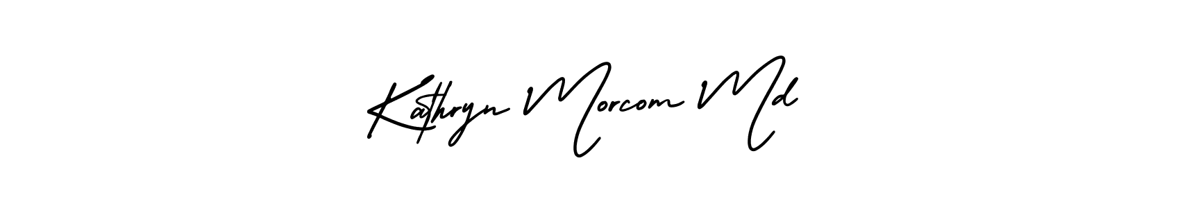 Kathryn Morcom Md stylish signature style. Best Handwritten Sign (AmerikaSignatureDemo-Regular) for my name. Handwritten Signature Collection Ideas for my name Kathryn Morcom Md. Kathryn Morcom Md signature style 3 images and pictures png