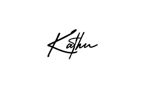 Best and Professional Signature Style for Kathu. AmerikaSignatureDemo-Regular Best Signature Style Collection. Kathu signature style 3 images and pictures png