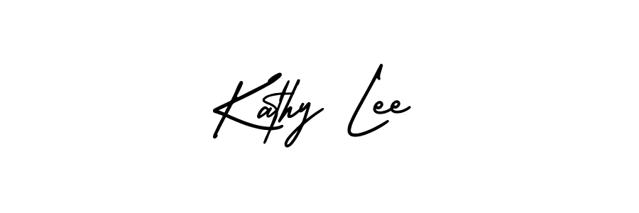 Also You can easily find your signature by using the search form. We will create Kathy Lee name handwritten signature images for you free of cost using AmerikaSignatureDemo-Regular sign style. Kathy Lee signature style 3 images and pictures png