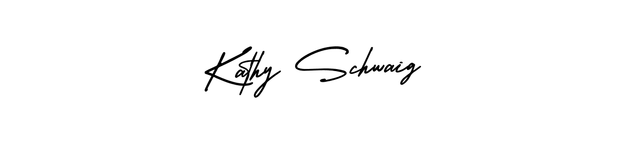 This is the best signature style for the Kathy Schwaig name. Also you like these signature font (AmerikaSignatureDemo-Regular). Mix name signature. Kathy Schwaig signature style 3 images and pictures png