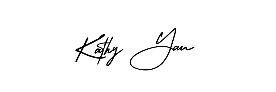 It looks lik you need a new signature style for name Kathy Yau. Design unique handwritten (AmerikaSignatureDemo-Regular) signature with our free signature maker in just a few clicks. Kathy Yau signature style 3 images and pictures png