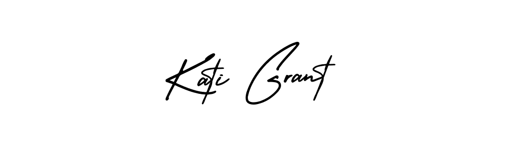 Use a signature maker to create a handwritten signature online. With this signature software, you can design (AmerikaSignatureDemo-Regular) your own signature for name Kati Grant. Kati Grant signature style 3 images and pictures png