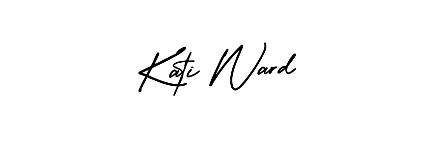 Make a beautiful signature design for name Kati Ward. With this signature (AmerikaSignatureDemo-Regular) style, you can create a handwritten signature for free. Kati Ward signature style 3 images and pictures png