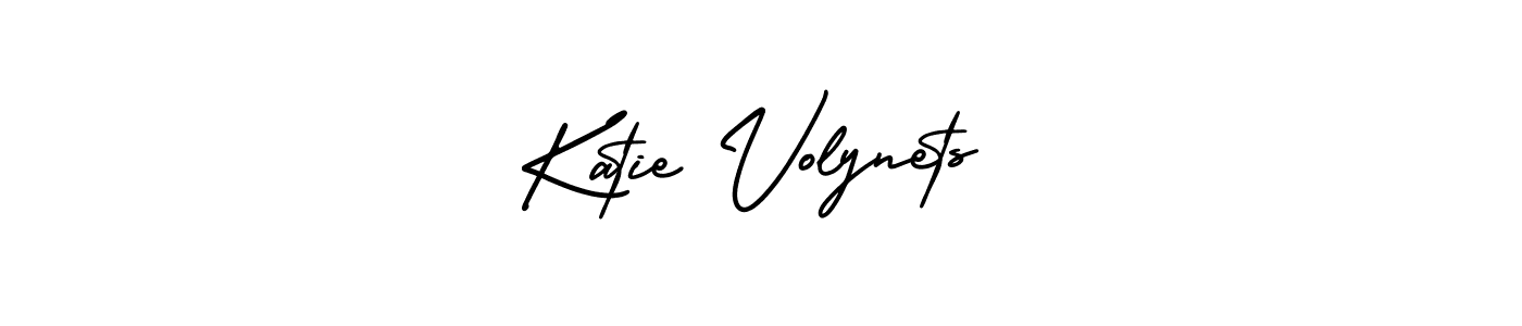 if you are searching for the best signature style for your name Katie Volynets. so please give up your signature search. here we have designed multiple signature styles  using AmerikaSignatureDemo-Regular. Katie Volynets signature style 3 images and pictures png