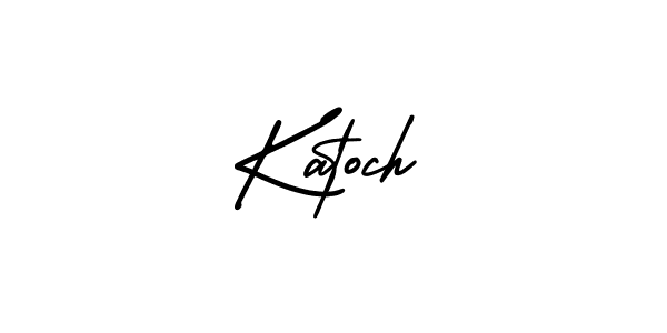 Create a beautiful signature design for name Katoch. With this signature (AmerikaSignatureDemo-Regular) fonts, you can make a handwritten signature for free. Katoch signature style 3 images and pictures png