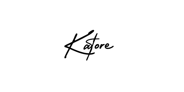 How to make Katore signature? AmerikaSignatureDemo-Regular is a professional autograph style. Create handwritten signature for Katore name. Katore signature style 3 images and pictures png