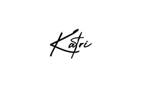 Create a beautiful signature design for name Katri. With this signature (AmerikaSignatureDemo-Regular) fonts, you can make a handwritten signature for free. Katri signature style 3 images and pictures png