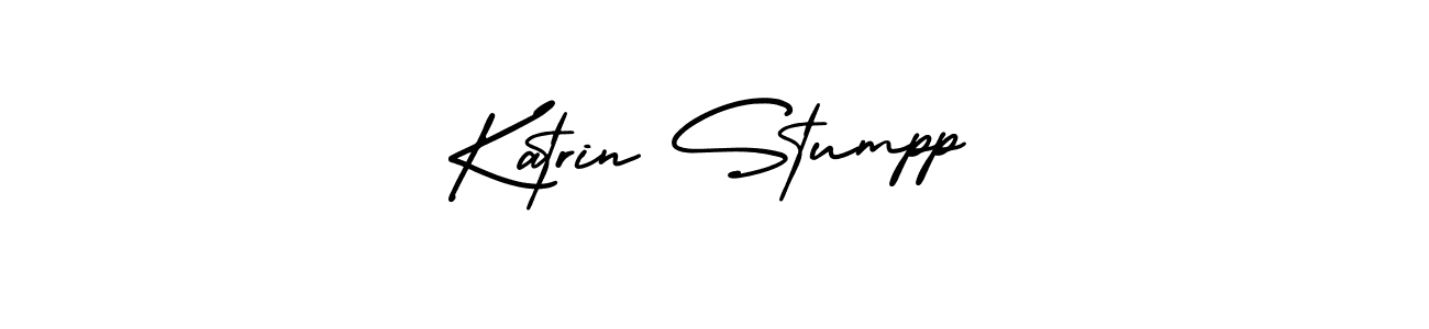 Make a beautiful signature design for name Katrin Stumpp. With this signature (AmerikaSignatureDemo-Regular) style, you can create a handwritten signature for free. Katrin Stumpp signature style 3 images and pictures png