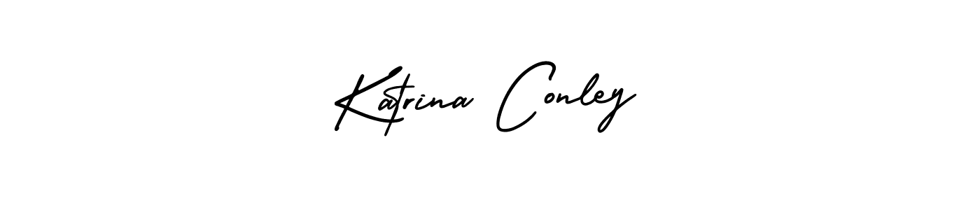 How to Draw Katrina Conley signature style? AmerikaSignatureDemo-Regular is a latest design signature styles for name Katrina Conley. Katrina Conley signature style 3 images and pictures png