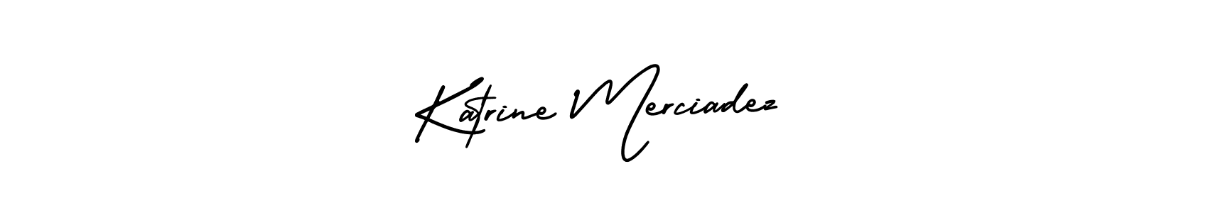 How to Draw Katrine Merciadez signature style? AmerikaSignatureDemo-Regular is a latest design signature styles for name Katrine Merciadez. Katrine Merciadez signature style 3 images and pictures png