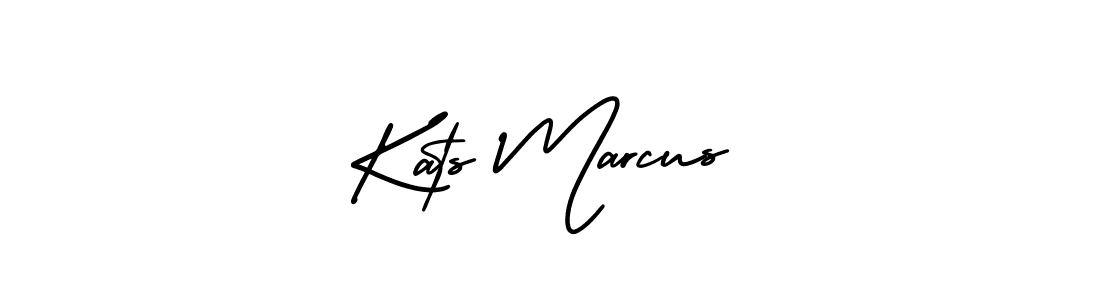 Design your own signature with our free online signature maker. With this signature software, you can create a handwritten (AmerikaSignatureDemo-Regular) signature for name Kats Marcus. Kats Marcus signature style 3 images and pictures png