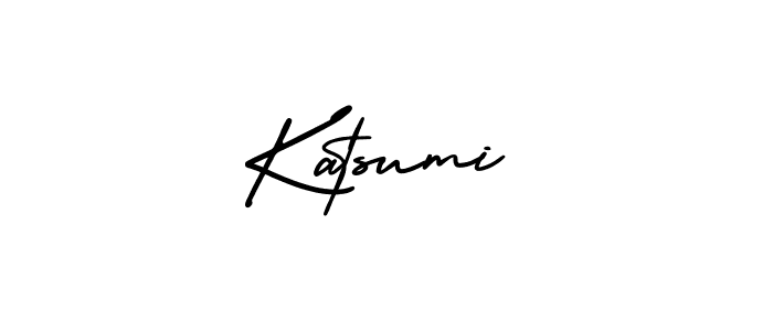 Design your own signature with our free online signature maker. With this signature software, you can create a handwritten (AmerikaSignatureDemo-Regular) signature for name Katsumi. Katsumi signature style 3 images and pictures png