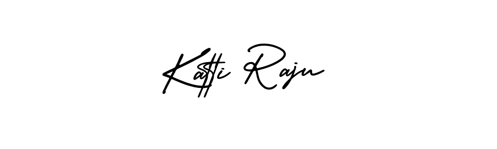 How to Draw Katti Raju signature style? AmerikaSignatureDemo-Regular is a latest design signature styles for name Katti Raju. Katti Raju signature style 3 images and pictures png