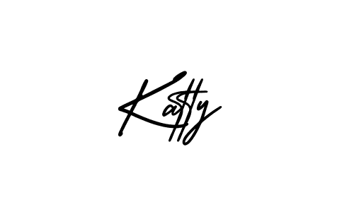 How to make Katty signature? AmerikaSignatureDemo-Regular is a professional autograph style. Create handwritten signature for Katty name. Katty signature style 3 images and pictures png